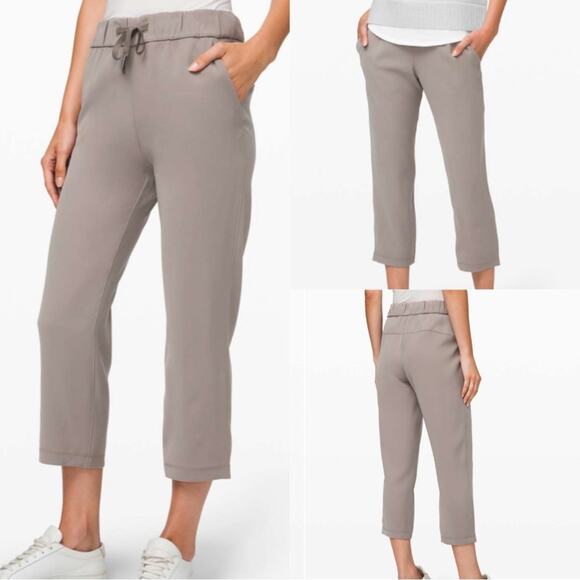 Lululemon On the Fly Crop *Woven 23" In Carbon Dust
Women's size 6 relaxed fit - Picture 3 of 16